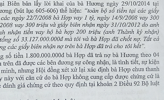 Bài 3: Vì sao không xem xét tình tiết không phải chứng minh